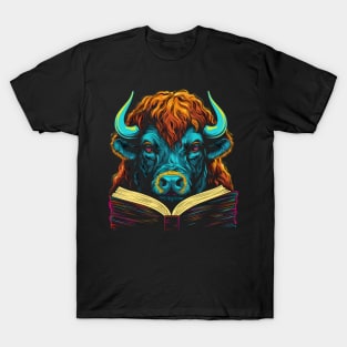 Bison Reads Book T-Shirt